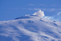 Mt. Erebus very active crater